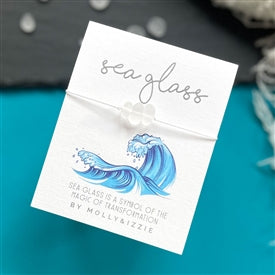 Crystal & Sea Glass Bracelets