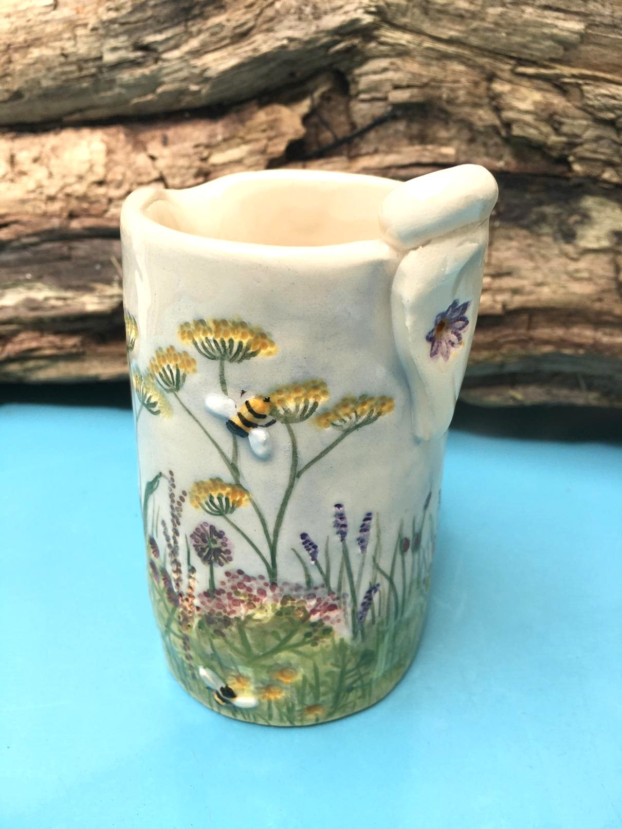 Small Bee & Meadow Jug