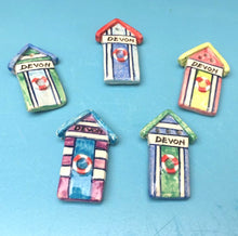 Seaton & Devon Ceramic Beach Hut Magnets
