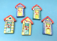 Seaton & Devon Ceramic Beach Hut Magnets