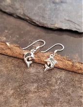 Blue Lily 925 Sterling Silver Earrings