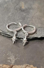 Blue Lily 925 Sterling Silver Earrings