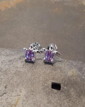 Blue Lily 925 Sterling Silver Earrings