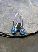 Blue Lily 925 Sterling Silver Earrings
