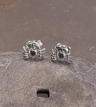 Blue Lily 925 Sterling Silver Earrings