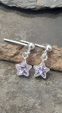 Blue Lily 925 Sterling Silver Earrings