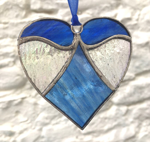 Devon Glass Studio Five Piece Heart