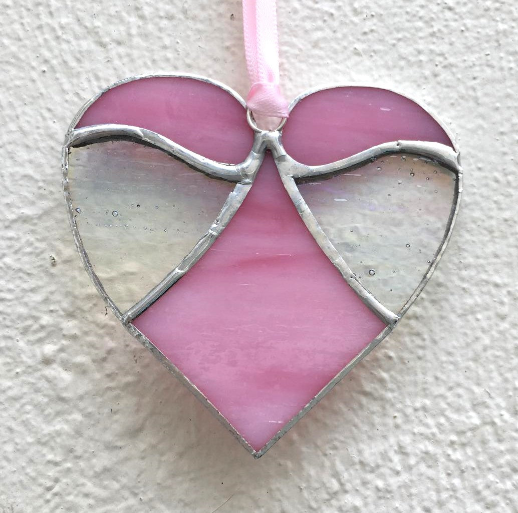 Devon Glass Studio Five Piece Heart