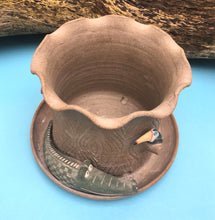 John Hilder Crocodile & Toucan Plant Pot