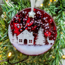 Pam Peters Fused Glass Christmas Decorations