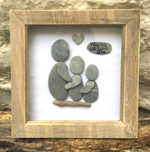 Rosey Reed Medium (18cm) Sea Glass & Pebble Pictures