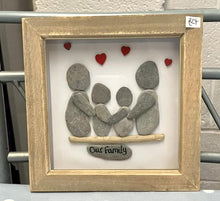 Rosey Reed Medium (18cm) Sea Glass & Pebble Pictures