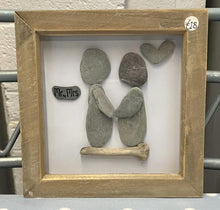 Rosey Reed Medium (18cm) Sea Glass & Pebble Pictures