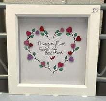 Rosey Reed Medium (18cm) Sea Glass & Pebble Pictures