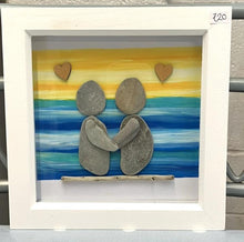 Rosey Reed Medium (18cm) Sea Glass & Pebble Pictures