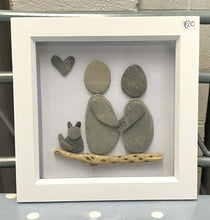 Rosey Reed Medium (18cm) Sea Glass & Pebble Pictures