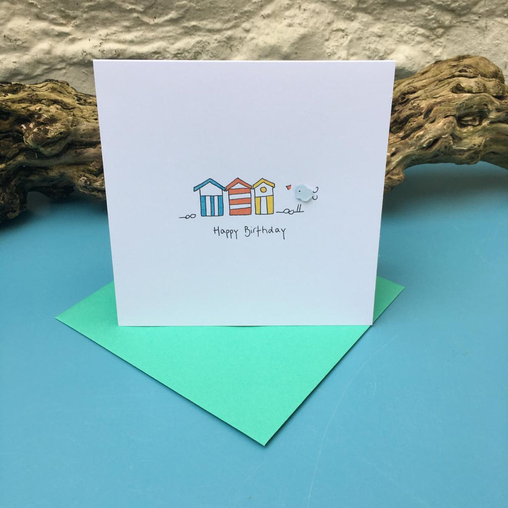 Handmade Sea Glass Cards Coastal Craft Collective