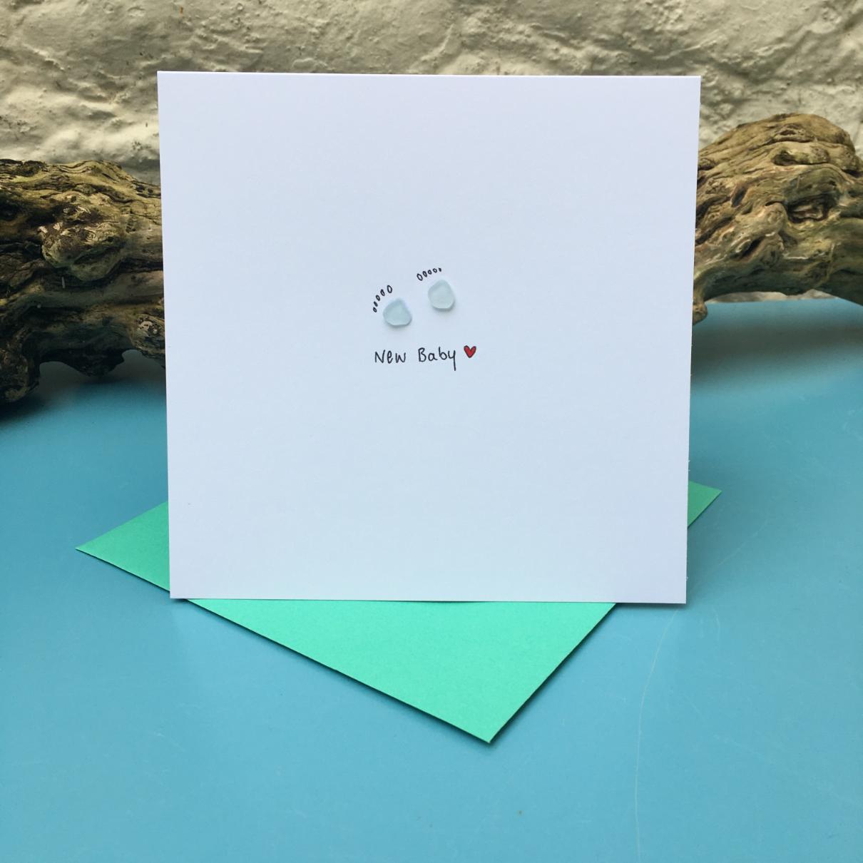 Handmade Sea Glass Cards