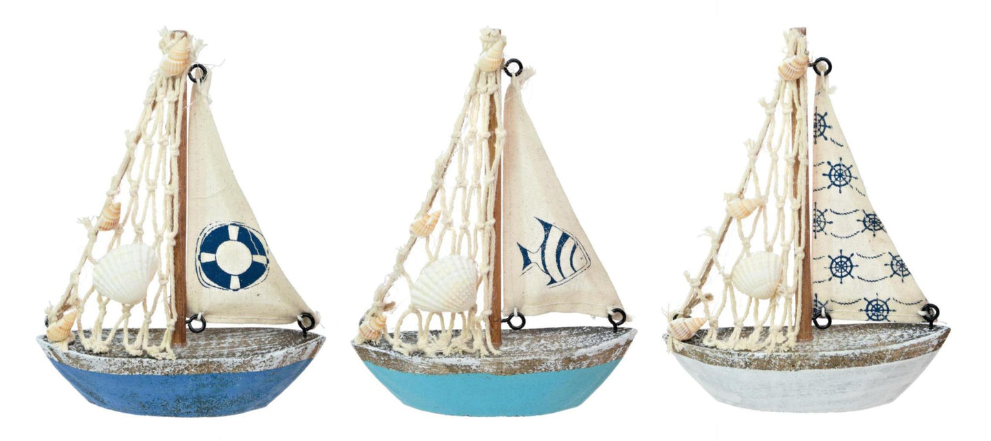 Small Wooden Sailing Boats