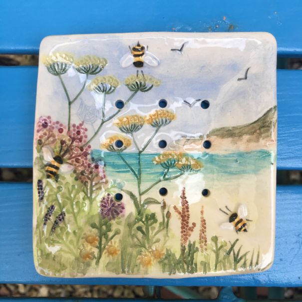Square Sea, Meadow & Bee Dishes