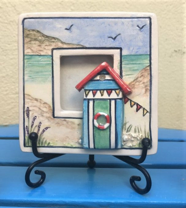 Beach Hut Photo Frames / Mirrors on stands
