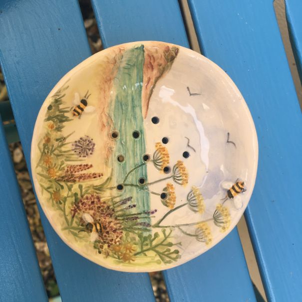 Round Sea, Meadow & Bee Dishes