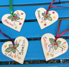 Handmade Ceramic Christmas Decorations