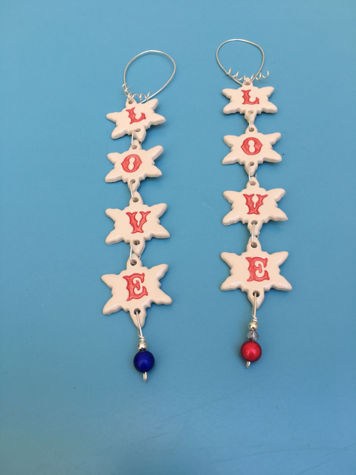 Dove, Heart & Love Hangings