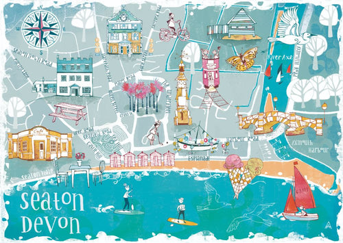 Anna Andrews Illustrated Map Prints