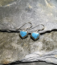 Blue Lily 925 Sterling Silver Earrings