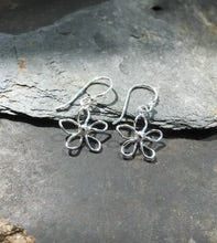 Blue Lily 925 Sterling Silver Earrings