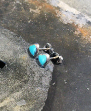 Blue Lily 925 Sterling Silver Earrings