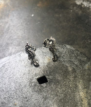 Blue Lily 925 Sterling Silver Earrings