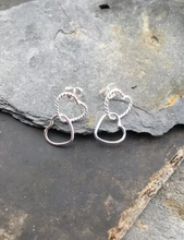 Blue Lily 925 Sterling Silver Earrings