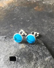 Blue Lily 925 Sterling Silver Earrings