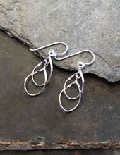 Blue Lily 925 Sterling Silver Earrings