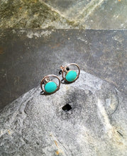 Blue Lily 925 Sterling Silver Earrings