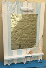 Beach Mirror with shelf & 3 hooks