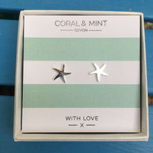 Coral & Mint Stud Earrings