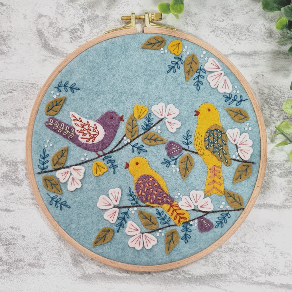Corinne Lapierre Wool Mix Felt Applique Hoop Kits