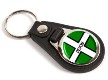 Devon Flag Badges, Stickers, Magnets, Keyrings, Tote Bags & Flags
