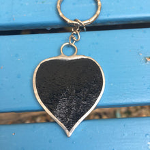 Devon Glass Studio Heart Shaped Key Rings