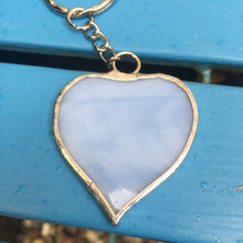 Devon Glass Studio Heart Shaped Key Rings