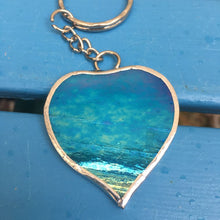 Devon Glass Studio Heart Shaped Key Rings