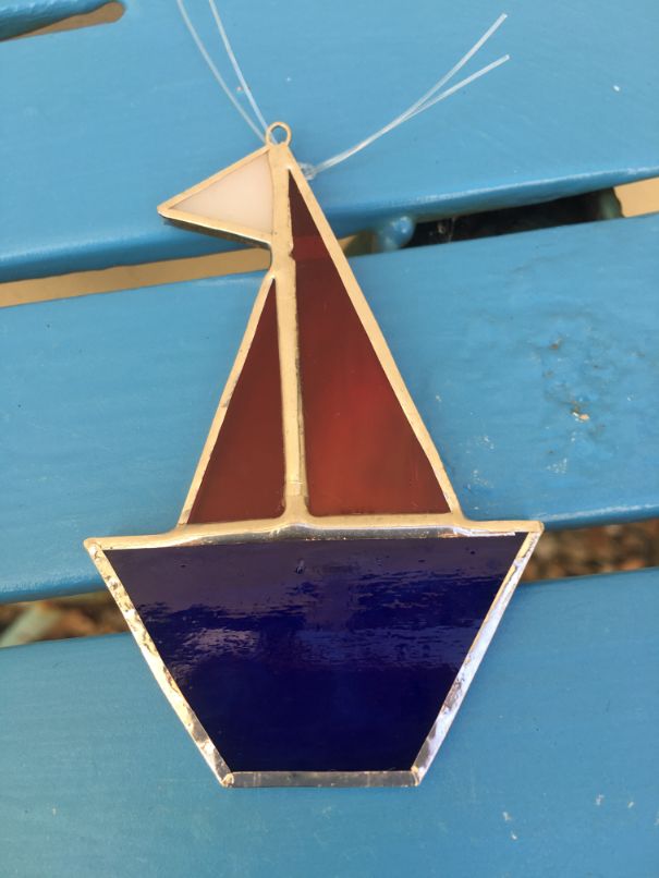 Devon Glass Studio Sail Boats