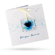 Dreya Handmade Fused Glass Present Cards