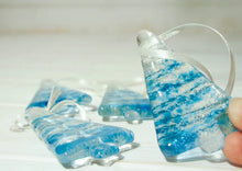 Glass Relief Fused Glass Christmas Decorations