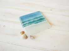 Glass Relief - Coasters