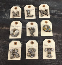 Jubes Originals Alphabet Brooches