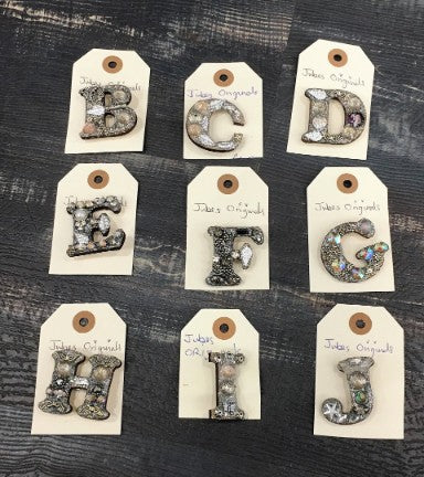 Jubes Originals Alphabet Brooches